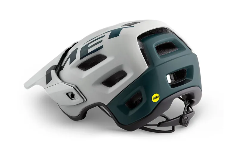 MET Roam MIPS MTB Helmet - Grey and Petrol Blue-2